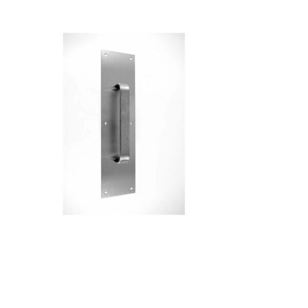 4" x 16" Pull Plate with 6" CTC 1" Half Round Pull